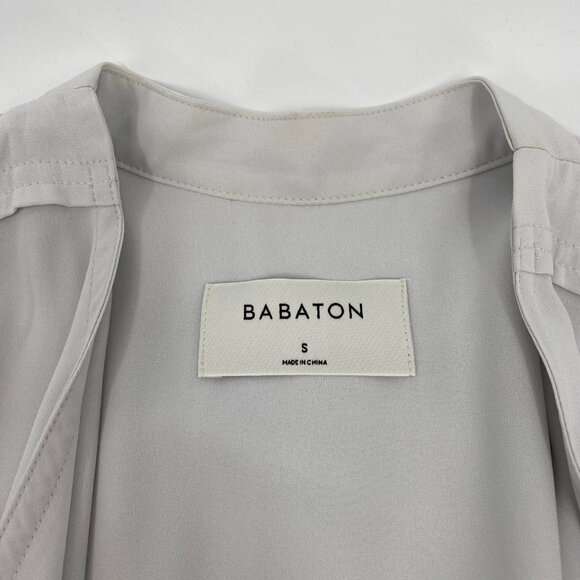 Babaton Gray Belted Classic Duster Jacket | Size S - Picture 5 of 8
